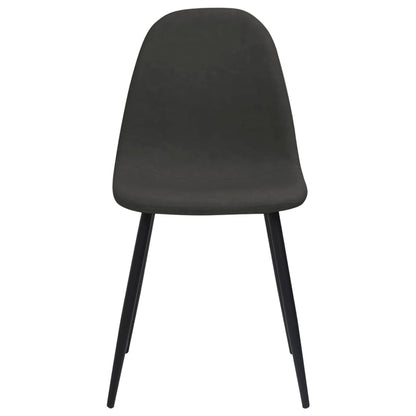 Eetkamerstoelen 4 st 45x53,5x83 cm kunstleer zwart