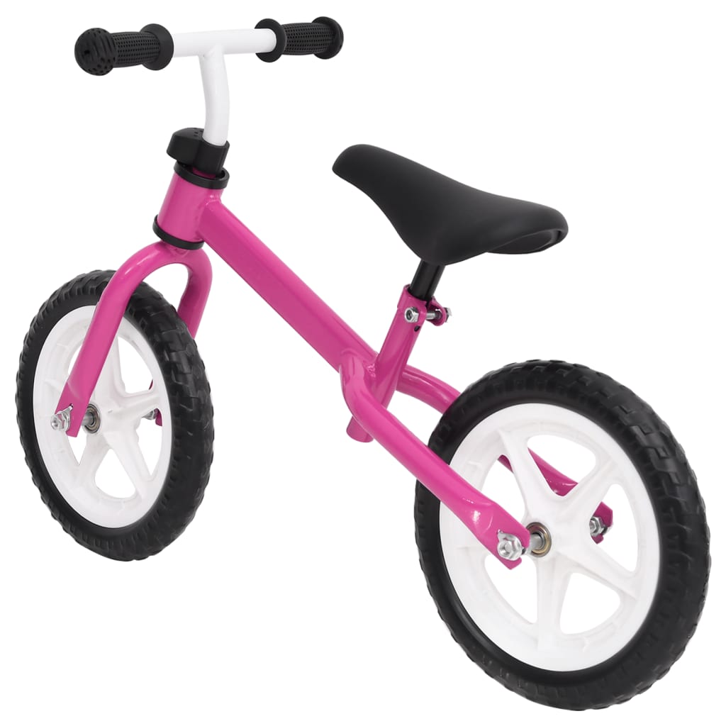 Loopfiets met 9,5 inch wielen roze