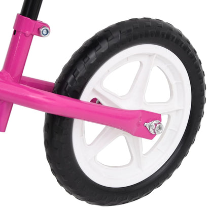 Loopfiets met 9,5 inch wielen roze
