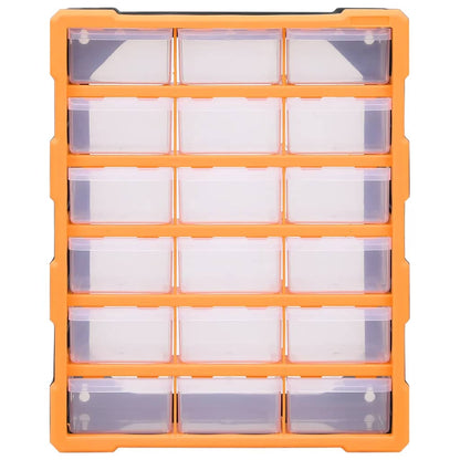 Organiser met 18 medium lades 38x16x47 cm