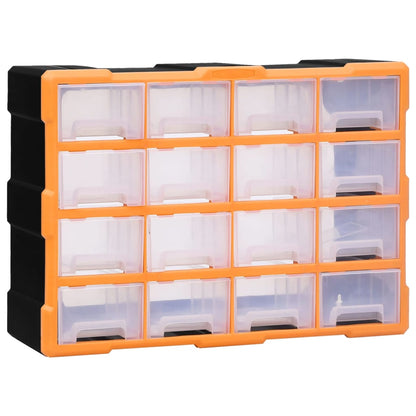 Organiser met 16 medium lades 52x16x37 cm