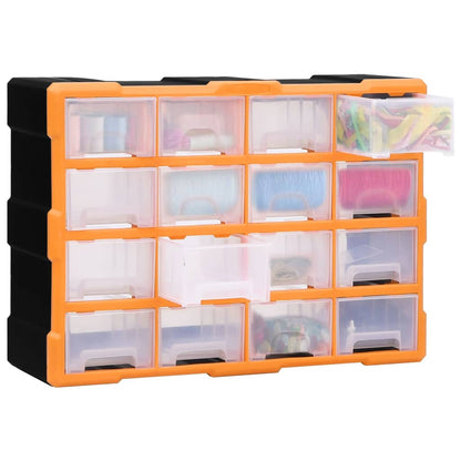 Organiser met 16 medium lades 52x16x37 cm