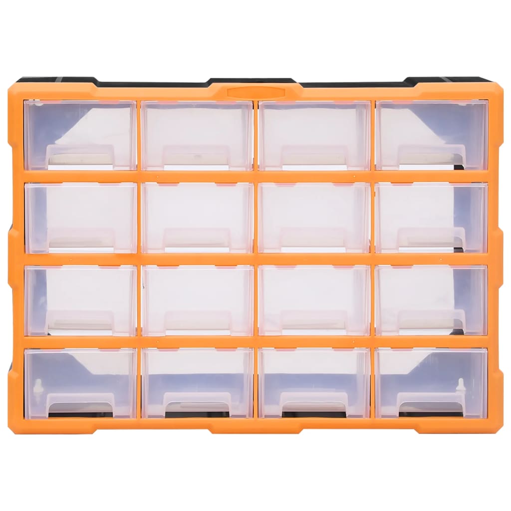 Organiser met 16 medium lades 52x16x37 cm