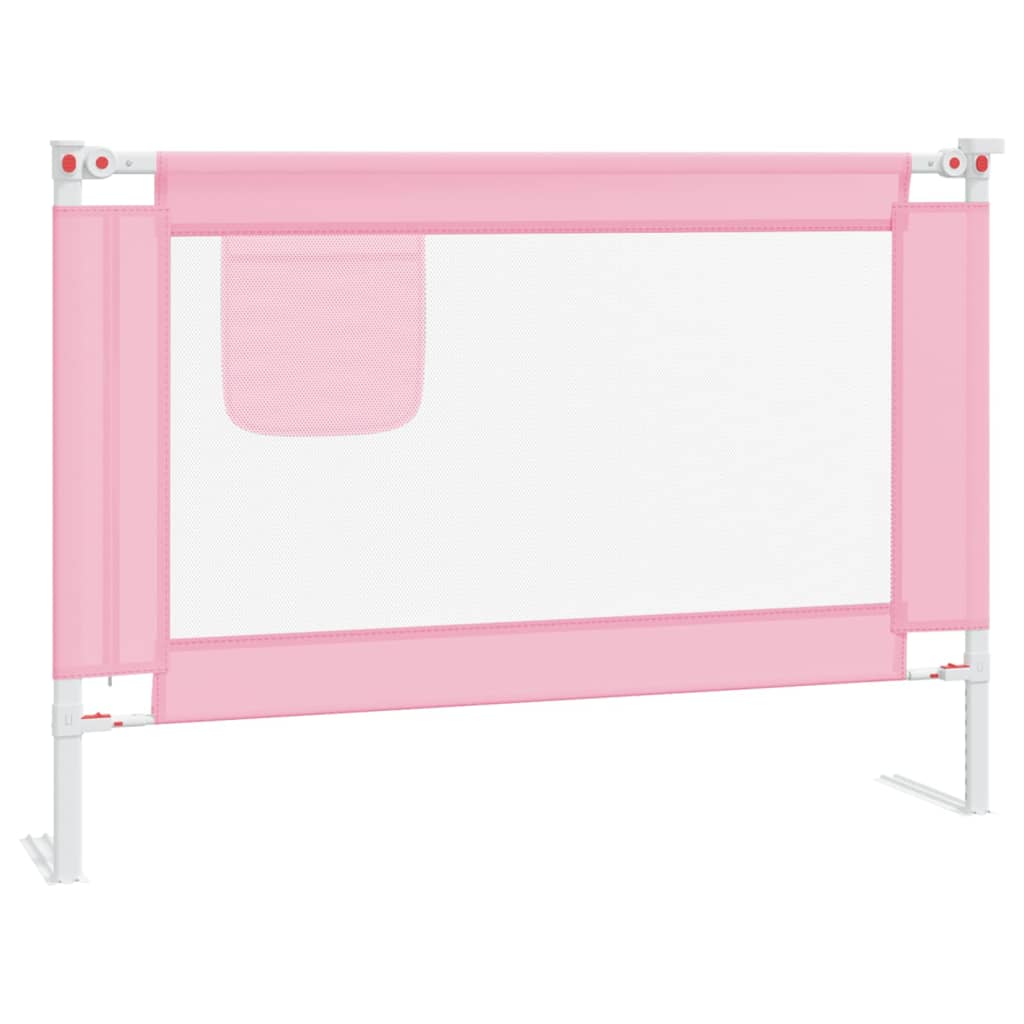 Bedhekje peuter 90x25 cm stof roze