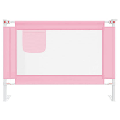 Bedhekje peuter 90x25 cm stof roze