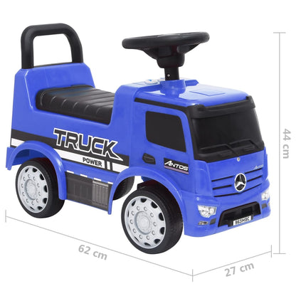 Loopauto Mercedes Benz Truck blauw