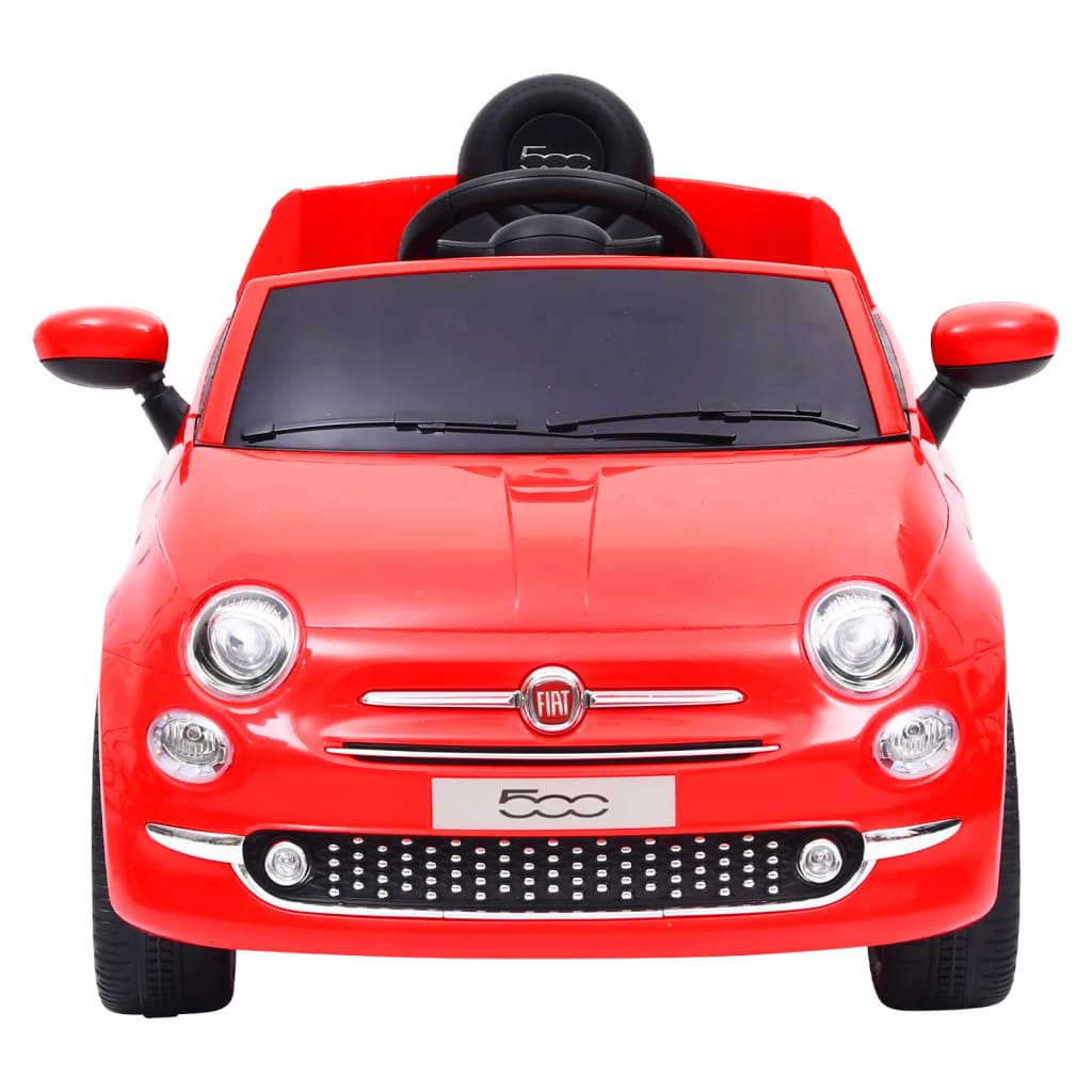 Kinderauto Fiat 500 elektrisch rood