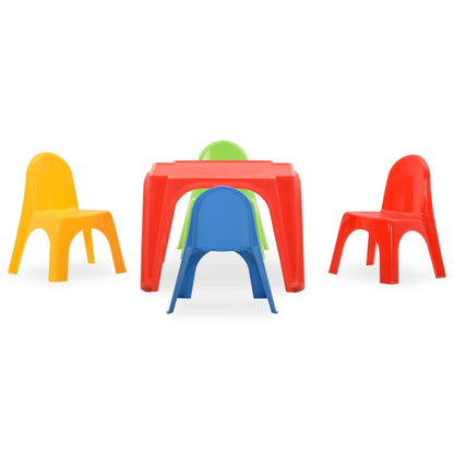 Kindertafel en stoelenset PP