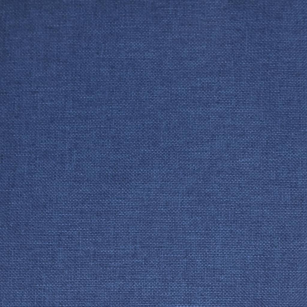 Schommelstoel stof blauw
