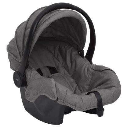 Kinderwagen 3-in-1 staal lichtgrijs