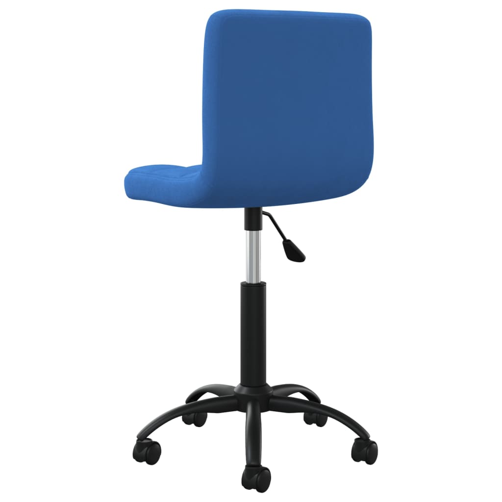 Eetkamerstoelen draaibaar 2 st fluweel blauw