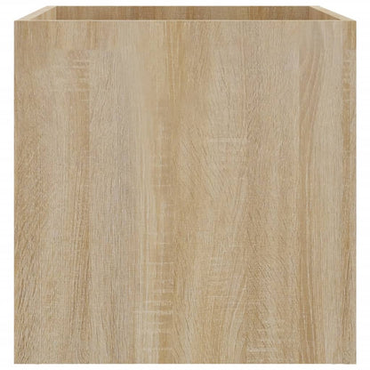 Plantenbak 40x40x40 cm bewerkt hout sonoma eiken