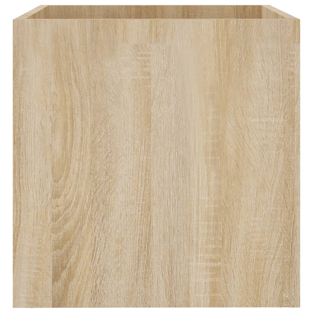 Plantenbak 40x40x40 cm bewerkt hout sonoma eiken