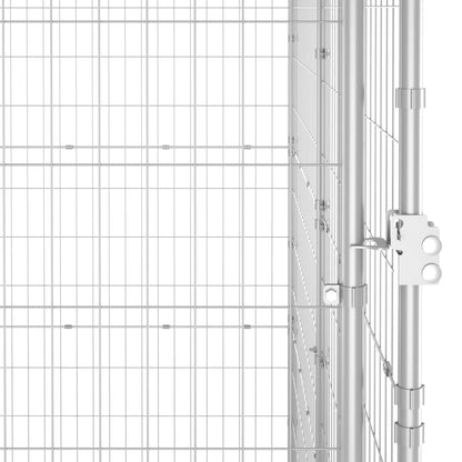 Hondenkennel 4,84 m² gegalvaniseerd staal