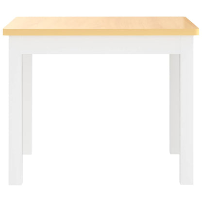 3-delige Kindertafel- en stoelenset MDF wit en grijs