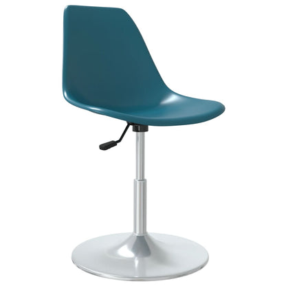 Eetkamerstoelen draaibaar 4 st PP turquoise