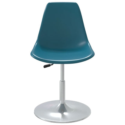 Eetkamerstoelen draaibaar 4 st PP turquoise