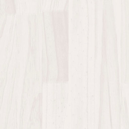 vidaXL Plantenbak 70x31x70 cm massief grenenhout wit