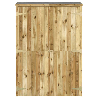 Tuinschuur 123x45x171 cm geïmpregneerd massief grenenhout