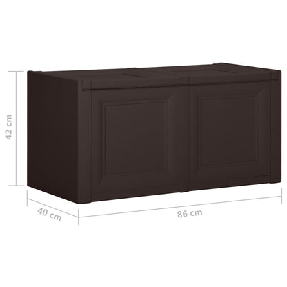 Kussenbox 85 L 86x40x42 cm bruin