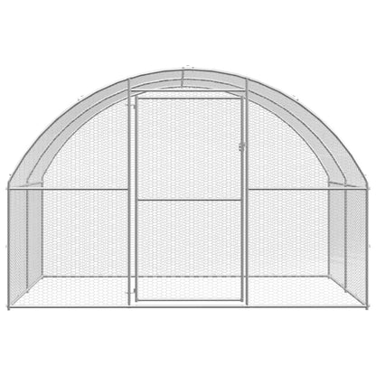 Kippenren 3x2x2 m gegalvaniseerd staal