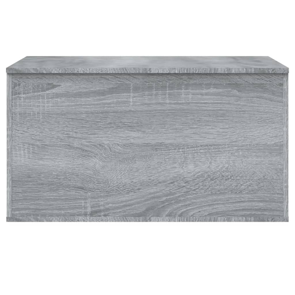 Opbergkist 84x42x46 cm bewerkt hout grijs sonoma eikenkleurig