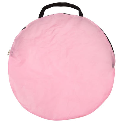 Kinderspeeltent met 250 ballen 100x100x127 cm roze