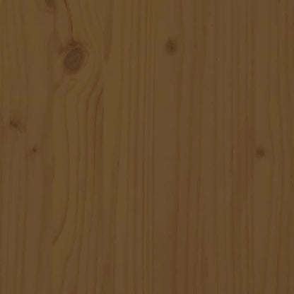 Hondenmand 51,5x44x9 cm massief grenenhout honingbruin
