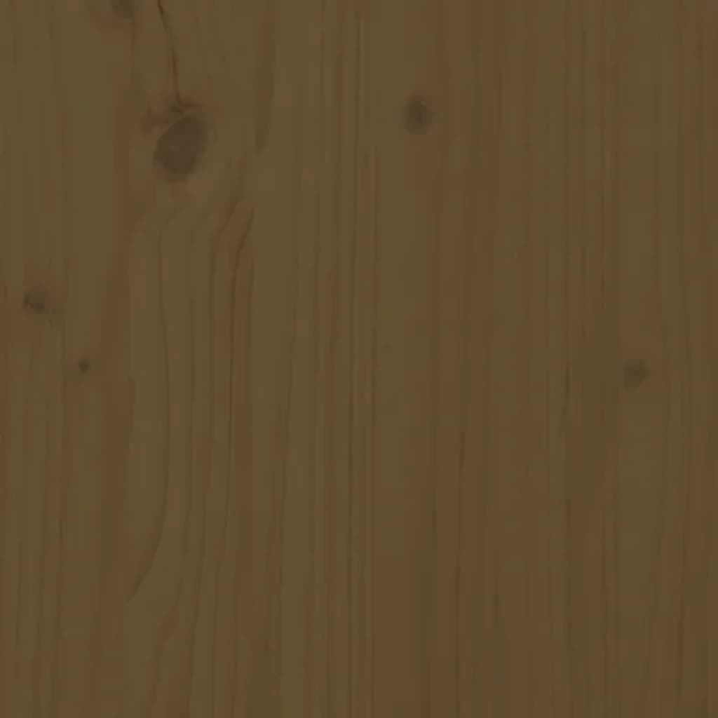 Hondenmand 105,5 x 83,5 x 100 cm massief grenenhout honingbruin