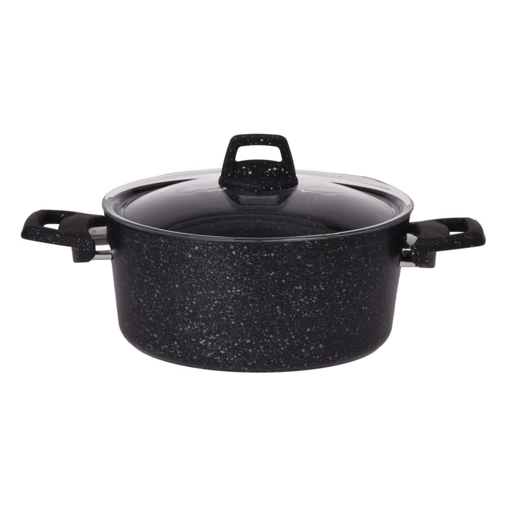 Excellent Houseware Braadpan met deksel 3,5 L aluminium