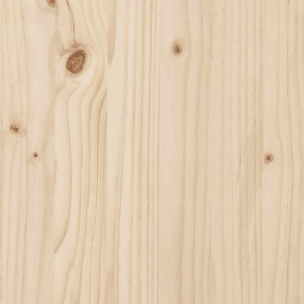 vidaXL Plantenbak met hekontwerp 40x40x40 cm massief grenenhout