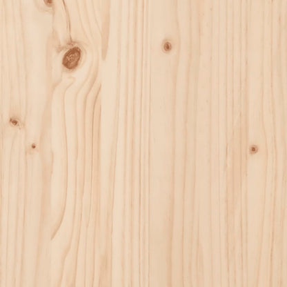 vidaXL Plantenbak met hekontwerp 40x40x40 cm massief grenenhout