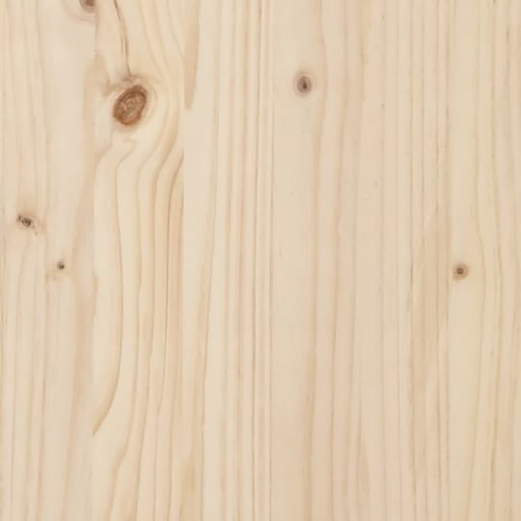 vidaXL Plantenbak met hekontwerp 70x70x70 cm massief grenenhout