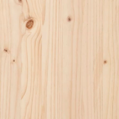 vidaXL Plantenbak met hekontwerp 70x70x70 cm massief grenenhout