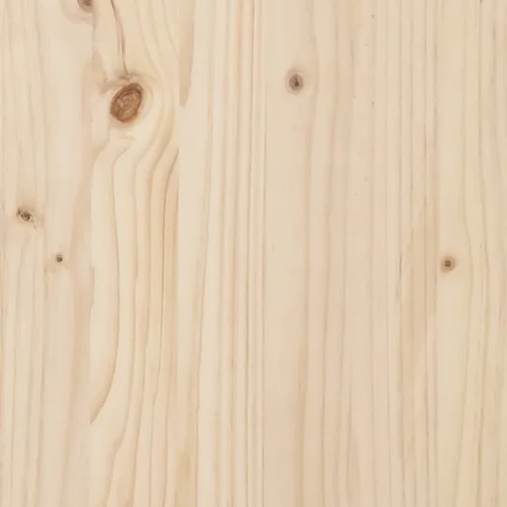 Plantenbak verhoogd met hekontwerp 100x50x50 cm grenenhout