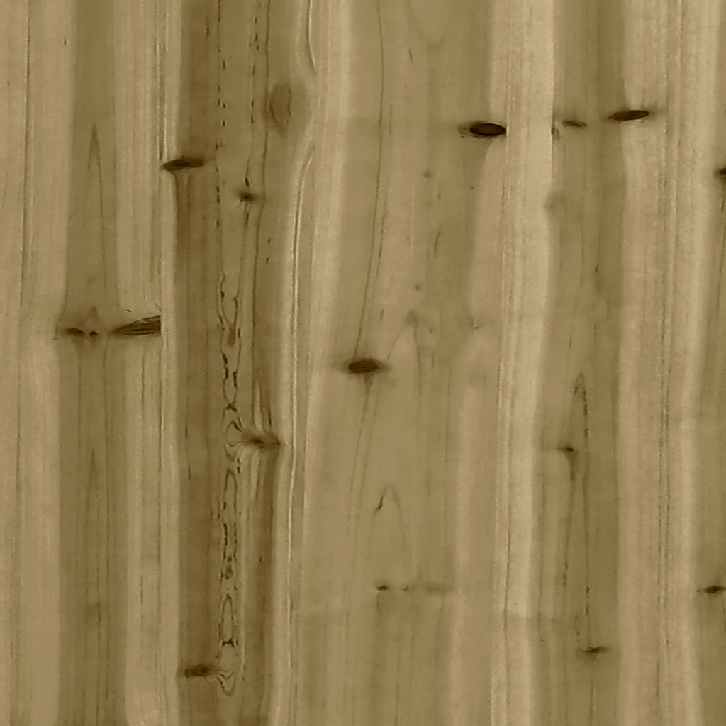 Plantenbak verhoogd hekontwerp 100x50x50 cm geïmpregneerd hout