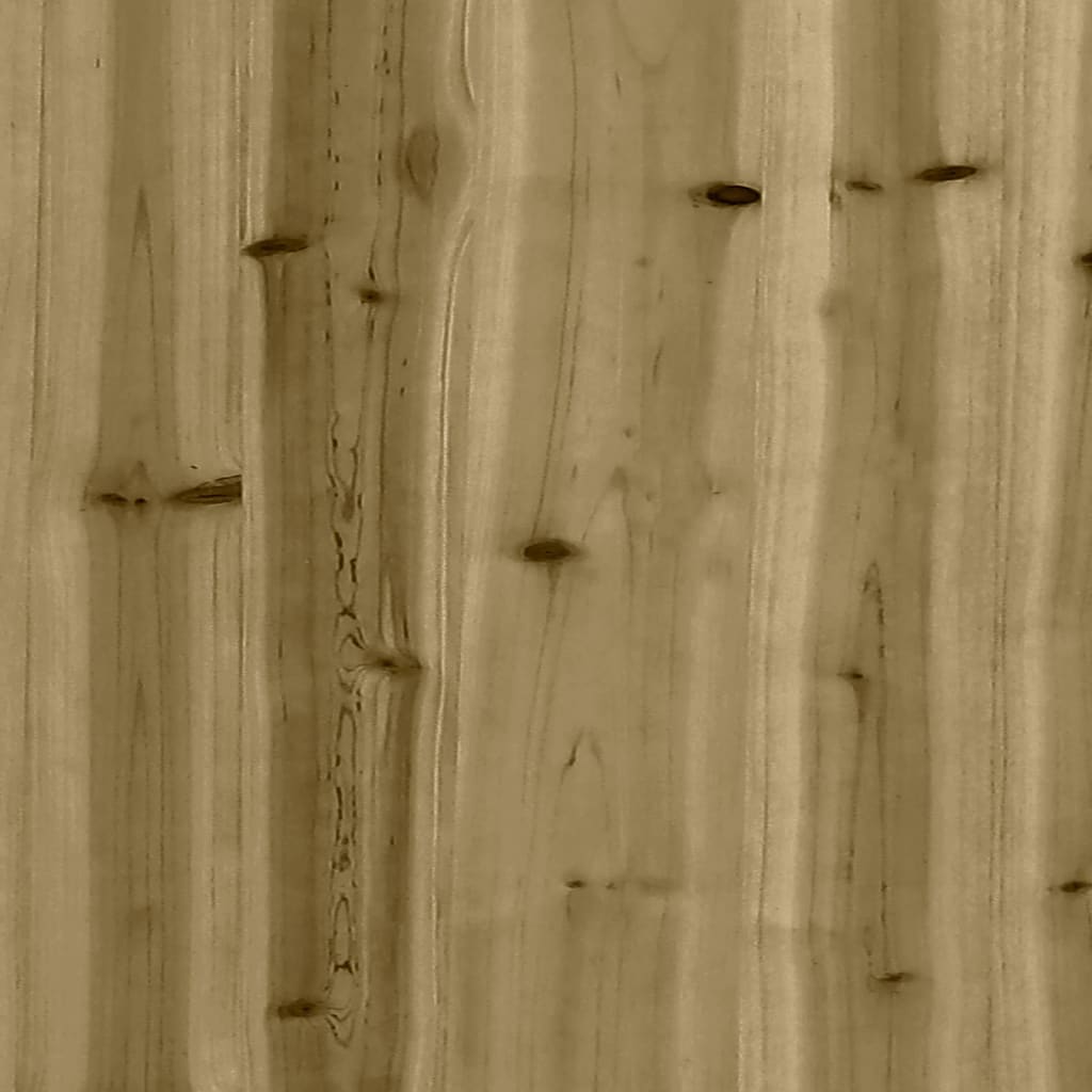 Plantenbak verhoogd hekontwerp 200x50x50 cm geïmpregneerd hout