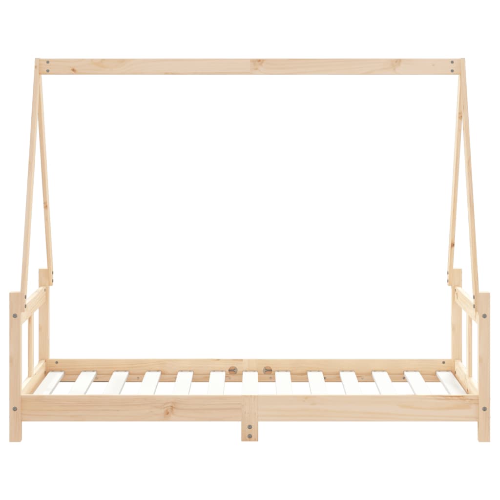 Kinderbedframe 80x160 cm massief grenenhout