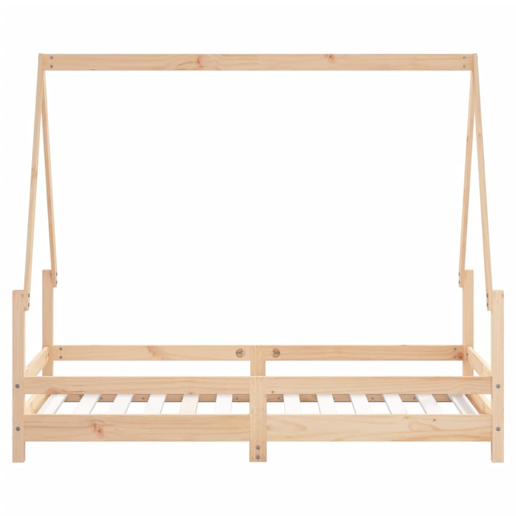 Kinderbedframe 80x160 cm massief grenenhout