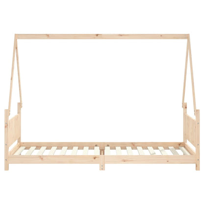 Kinderbedframe 90x200 cm massief grenenhout