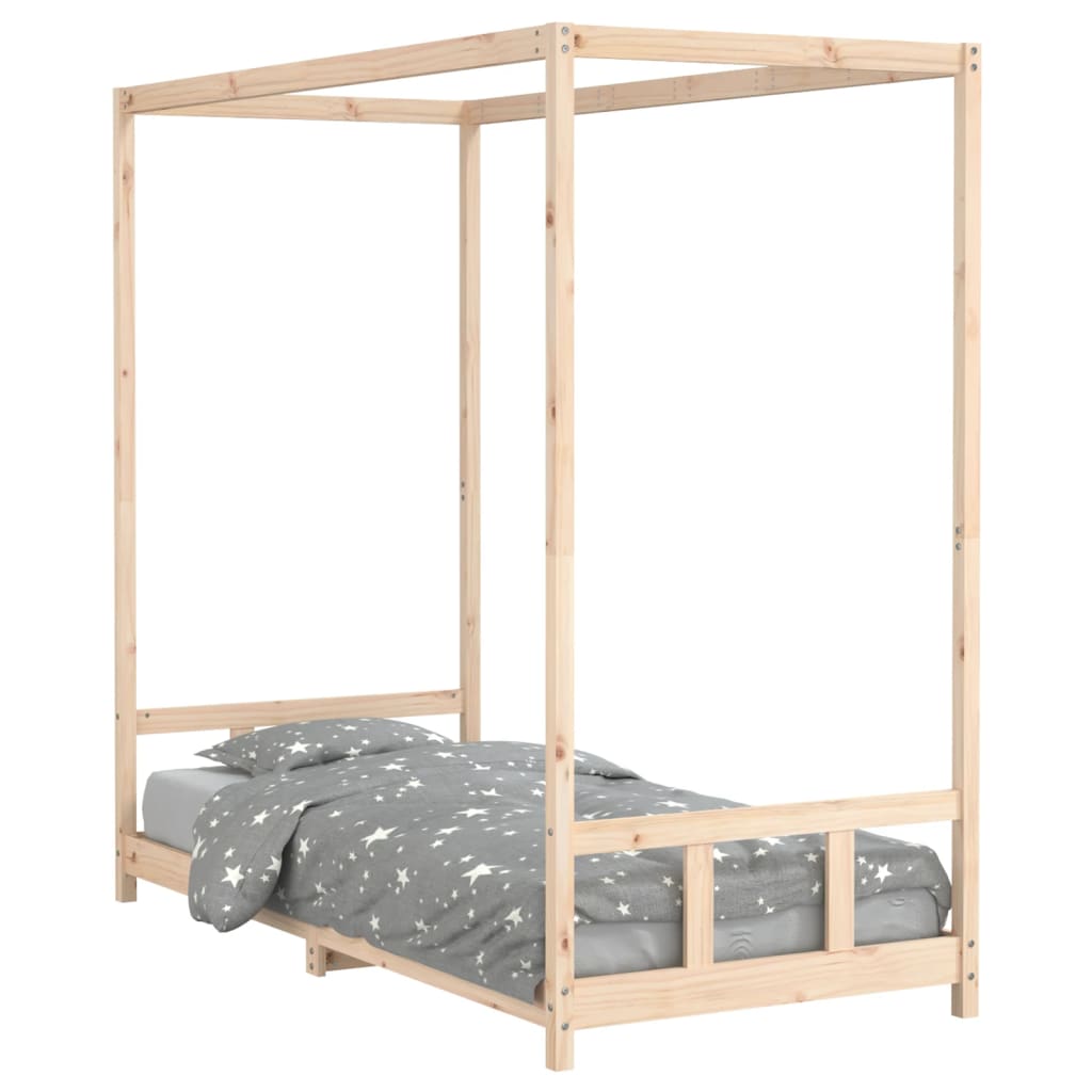 Kinderbedframe 90x200 cm massief grenenhout