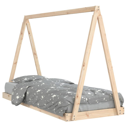 Kinderbedframe 80x200 cm massief grenenhout