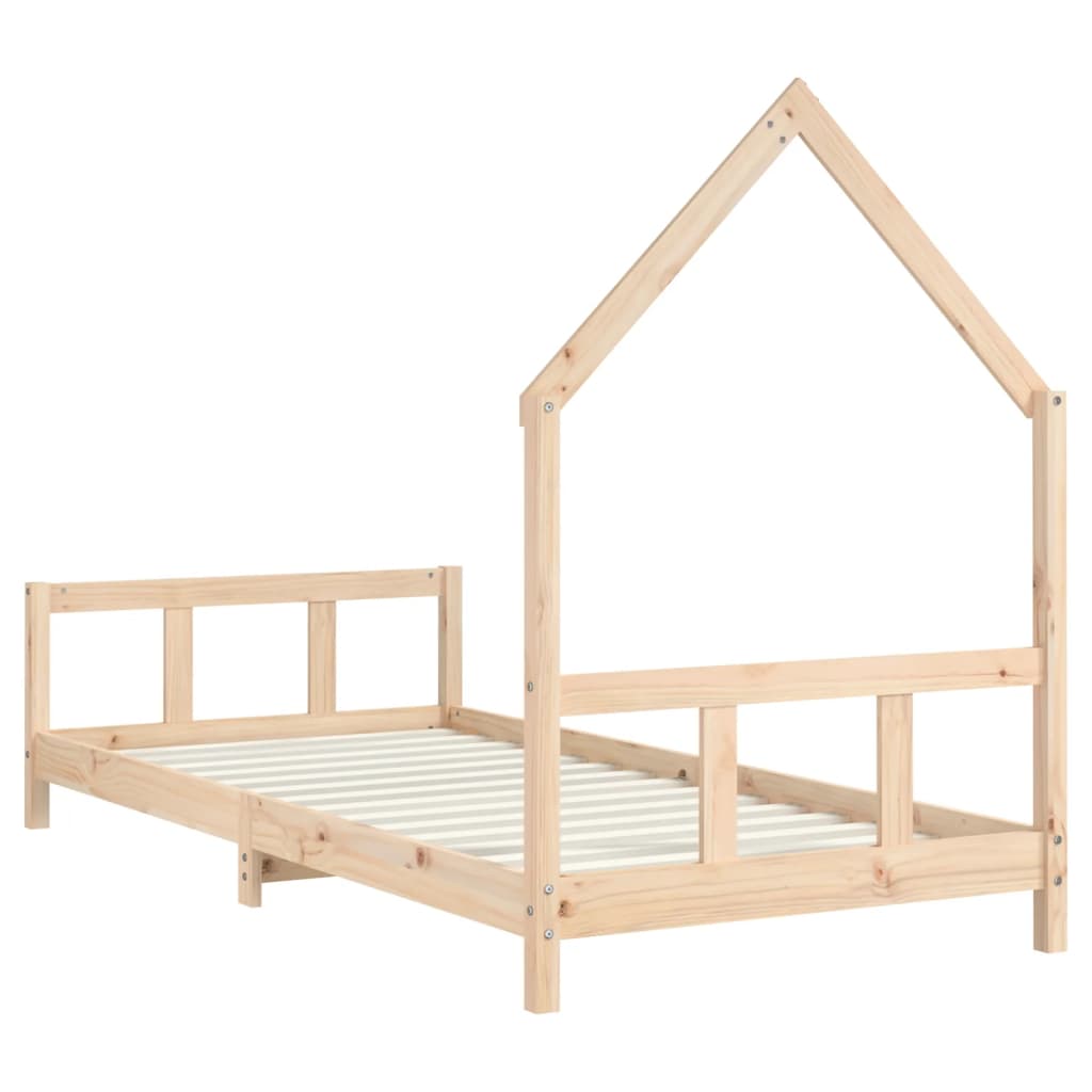 Kinderbedframe 90x200 cm massief grenenhout