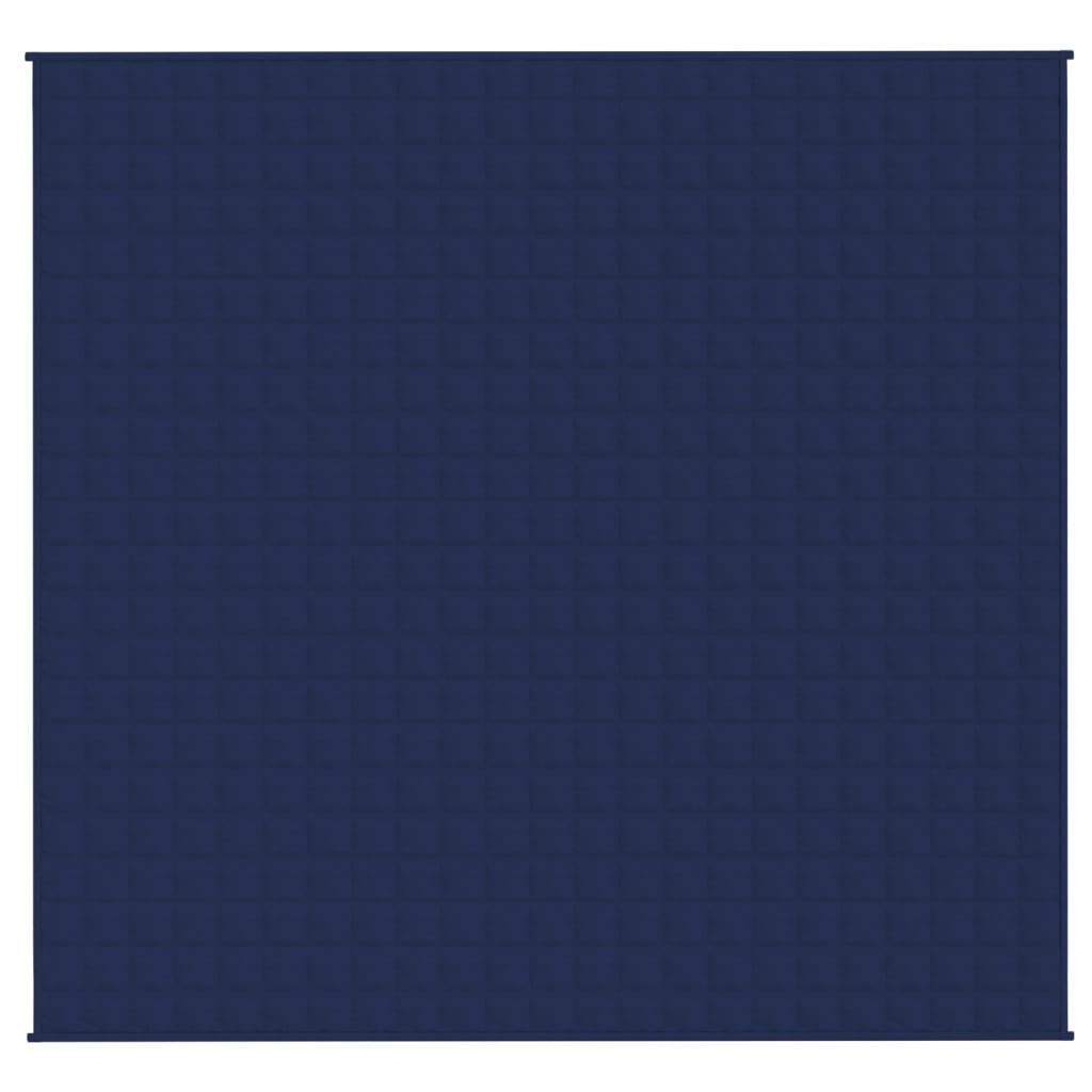 Verzwaringsdeken 220x235 cm 11 kg stof blauw