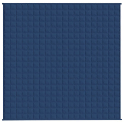 Verzwaringsdeken 200x200 cm 13 kg stof blauw