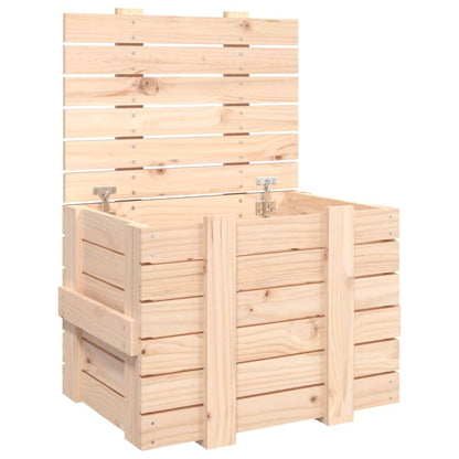 Opbergbox 58x40,5x42 cm massief grenenhout