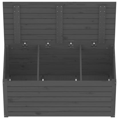 Tuinbox 101x50,5x46,5 cm massief grenenhout grijs