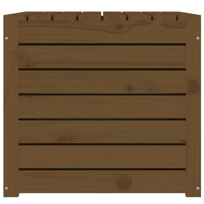 Tuinbox 101x50,5x46,5 cm massief grenenhout honingbruin