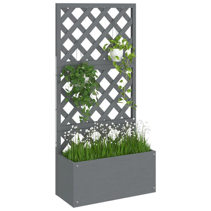 Plantenbak met latwerk 65x33x135 cm HKC