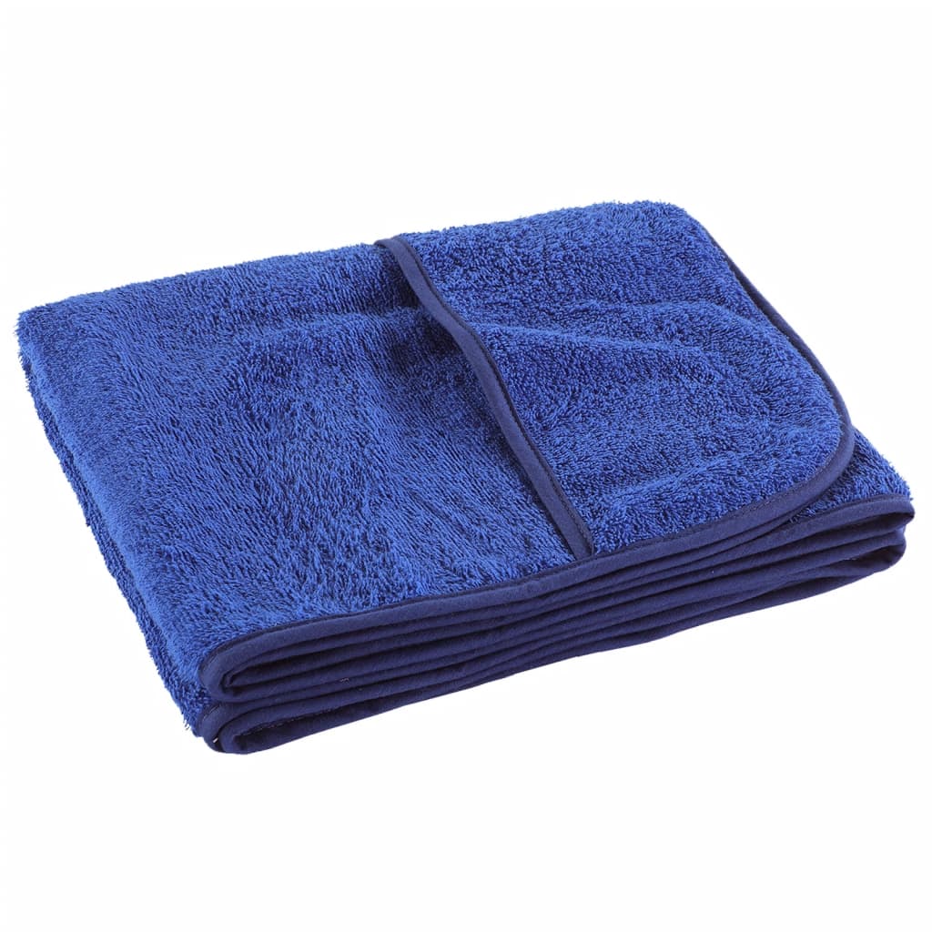 Strandhanddoeken 2 st 400 g/m² 75x200 cm stof koningsblauw